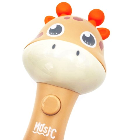 Woopie Baby WOOPIE BABY Grzechotka Żyrafka Sensoryczna Gryzak z Muzyką Montessori 1 szt.
