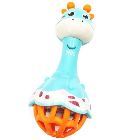 Woopie Baby WOOPIE BABY Grzechotka Żyrafka Sensoryczna Gryzak z Muzyką Montessori 1 szt.