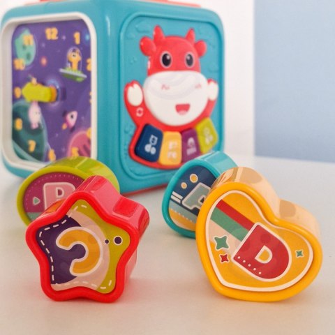 Woopie Baby WOOPIE BABY Interaktywna Kostka Sensoryczna Edukacyjna Montessori Sorter 6w1