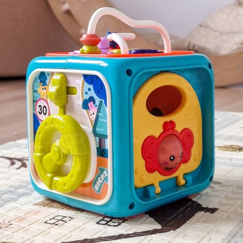Woopie Baby WOOPIE BABY Interaktywna Kostka Sensoryczna Edukacyjna Montessori Sorter 6w1