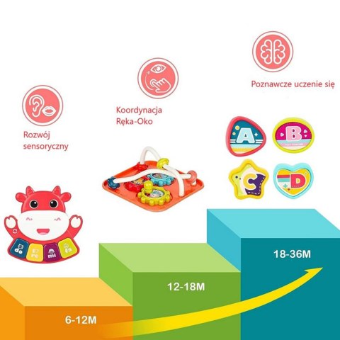 Woopie Baby WOOPIE BABY Interaktywna Kostka Sensoryczna Edukacyjna Montessori Sorter 6w1