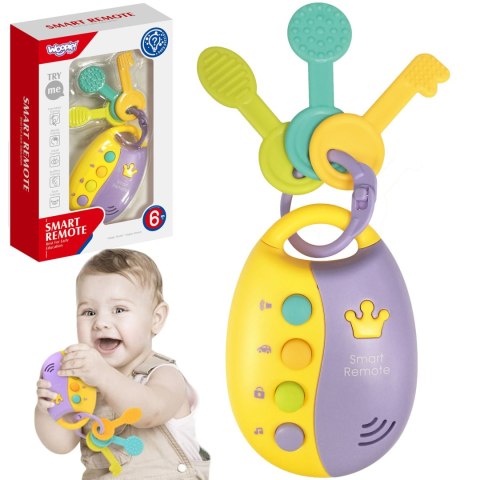 Woopie Baby WOOPIE BABY Interaktywne Kluczki Samochodowe z Pilotem Gryzak 2w1