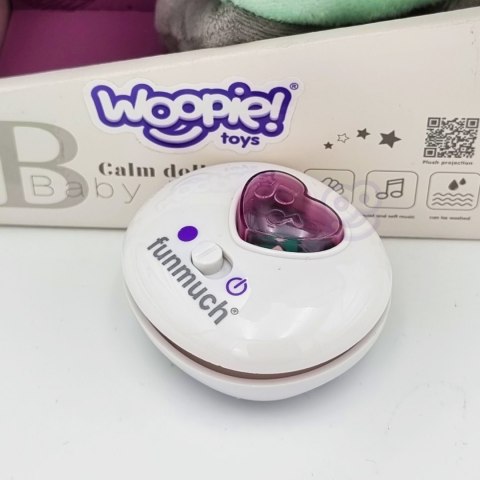 Woopie Baby WOOPIE BABY Interaktywny Pluszak Przytulanka dla Niemowląt Światło Dźwięk Piesek Usypiacz