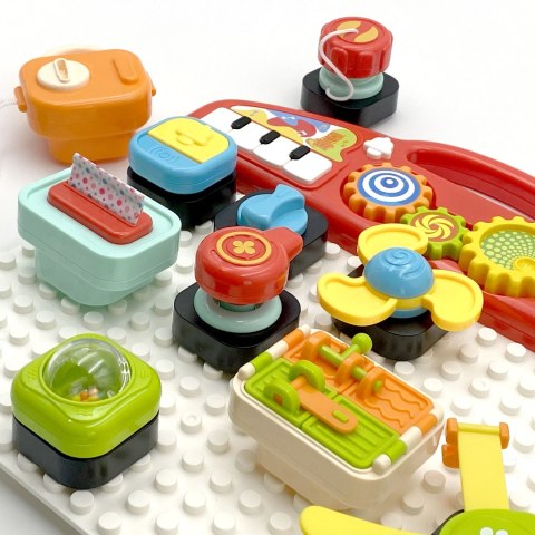 Woopie Baby WOOPIE BABY Montessori Tablica Manipulacyjna Kolorowy Panel Aktywności