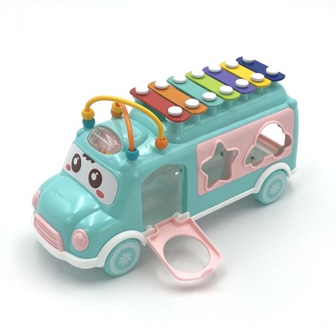 Woopie Baby WOOPIE BABY Samochodzik Muzyczny Sorter z Cymbałkami Zielony