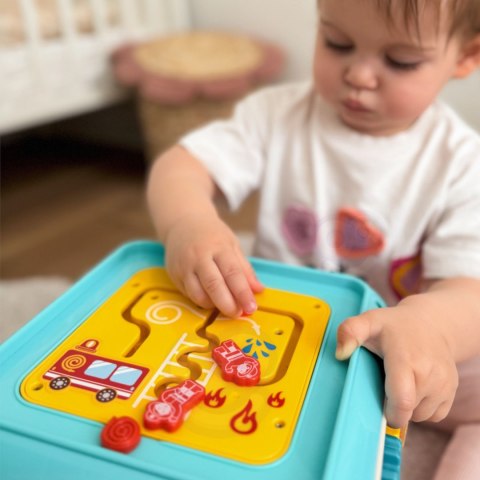 Woopie Baby WOOPIE BABY Wielofunkcyjna Kostka Aktywności Montessori 6w1 - 18m+