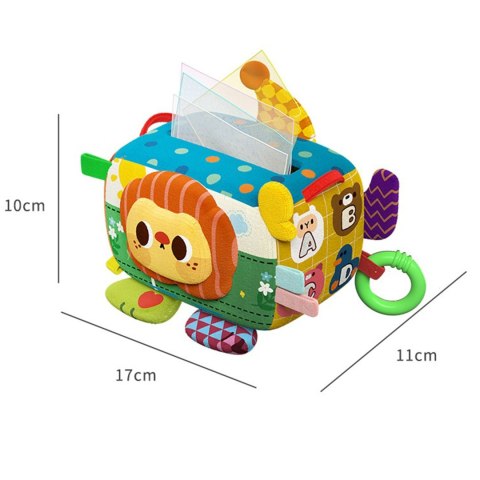 Woopie Baby WOOPIE BABY Zabawka Edukacyjna Sensoryczna Pani Metka Pudełeczko Chusteczek
