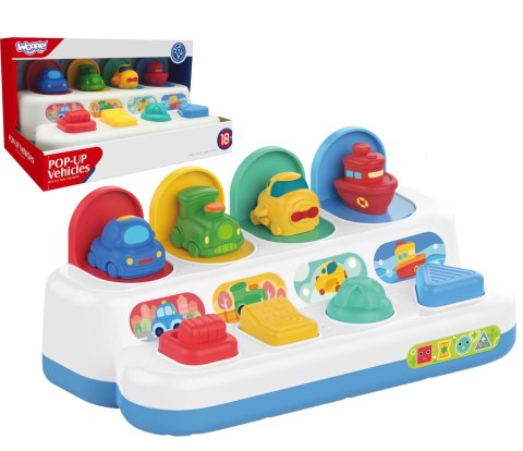 Woopie Baby WOOPIE BABY Zabawka Edukacyjna Wyskakujące Pojazdy POP-UP