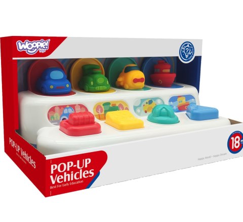 Woopie Baby WOOPIE BABY Zabawka Edukacyjna Wyskakujące Pojazdy POP-UP