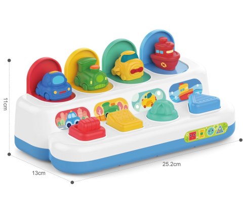Woopie Baby WOOPIE BABY Zabawka Edukacyjna Wyskakujące Pojazdy POP-UP