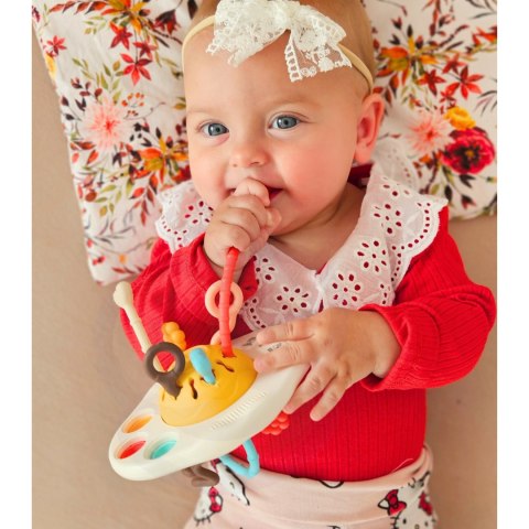 Woopie Baby WOOPIE BABY Zabawka Sensoryczna Montessori Gryzak Grzechotka Wielofunkcyjny UFO