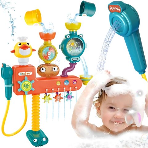 Woopie Baby WOOPIE BABY Zabawka do Kąpieli Kranik Prysznic Fontanna Przelewowa Kaczuszka