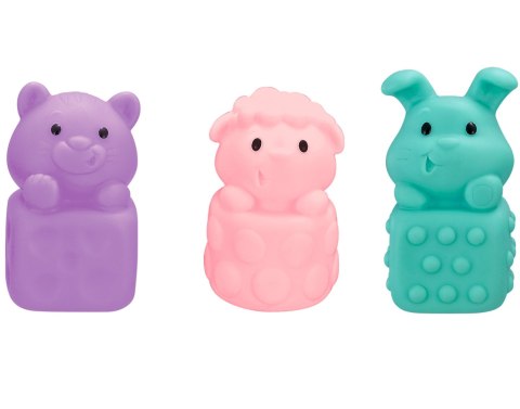 Woopie Baby WOOPIE BABY Zwierzątka Sensoryczne Miękkie Zestaw 6 szt