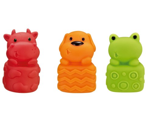 Woopie Baby WOOPIE BABY Zwierzątka Sensoryczne Miękkie Zestaw 6 szt