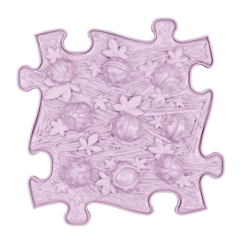 Woopie WOOPIE Mata Sensoryczna Ortopedyczna Puzzle 11 el. - Kolor Różowy/Fioletowy
