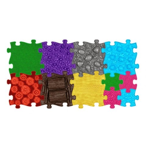 Woopie WOOPIE Mata Sensoryczna Ortopedyczna Puzzle 7 el. + 4 małe