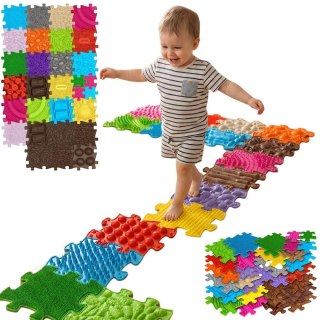 Woopie WOOPIE Mata Sensoryczna Ortopedyczna Royal Puzzle 26 el. + 4 małe