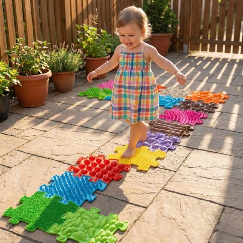 Woopie WOOPIE Mata Sensoryczna Ortopedyczna Royal Puzzle 26 el. + 4 małe