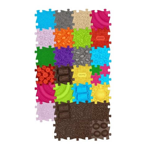 Woopie WOOPIE Mata Sensoryczna Ortopedyczna Royal Puzzle 26 el. + 4 małe