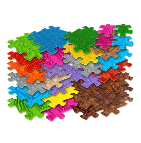 Woopie WOOPIE Mata Sensoryczna Ortopedyczna Royal Puzzle 26 el. + 4 małe