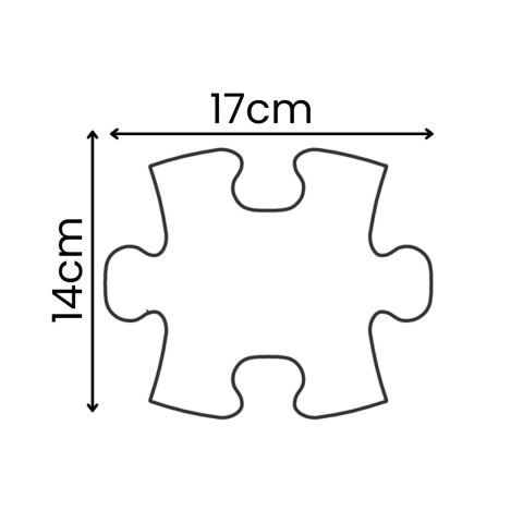 Woopie WOOPIE Mata Sensoryczna Ortopedyczna Royal Puzzle 26 el. + 4 małe
