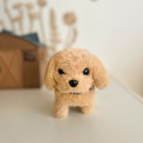 Woopie WOOPIE Piesek Interaktywny Pluszak z Kością Bichon Golden Retriever