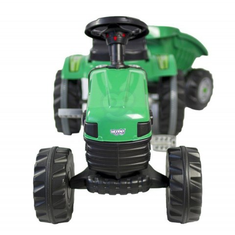 Woopie WOOPIE Traktor na Pedały Farmer GoTrac MAXI z Przyczepą Ciche Koła