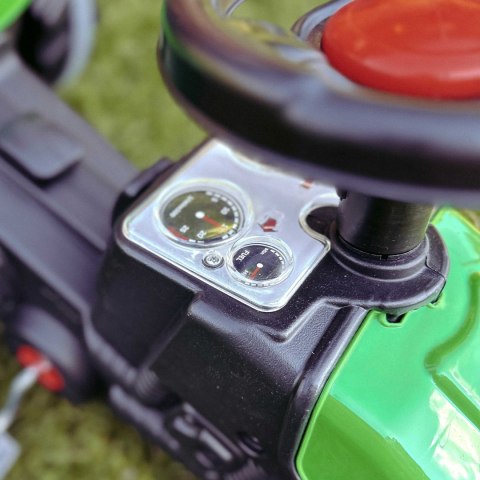 Woopie WOOPIE Traktor na Pedały Farmer GoTrac MAXI z Przyczepą Ciche Koła