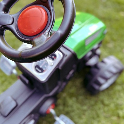 Woopie WOOPIE Traktor na Pedały Farmer GoTrac MAXI z Przyczepą Ciche Koła