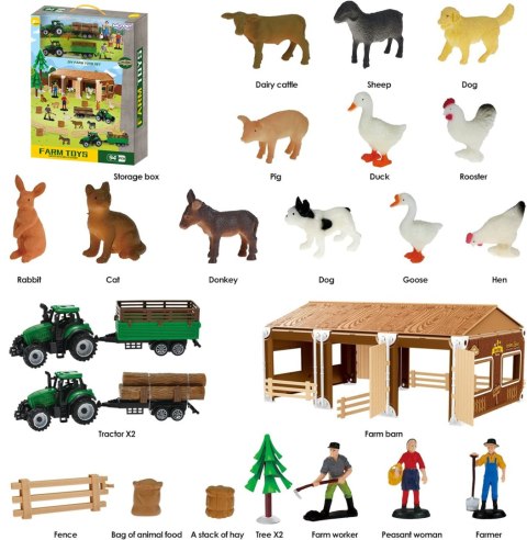 Woopie WOOPIE Zestaw Mały Farmer XL Figurki Gospodarstwo