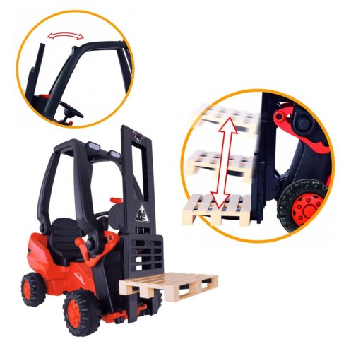 Big BIG Wózek Widłowy Na Pedały Linde Forklift