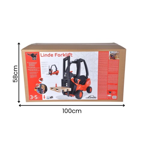 Big BIG Wózek Widłowy Na Pedały Linde Forklift