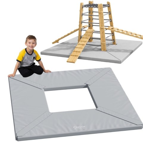 Classic World EDU CLASSIC WORLD EDU Materac Gimnastyczny Mata Ochronna Trapezowa pod Wieżę Zewnętrzna