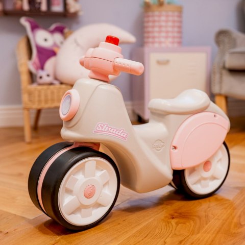 FALK FALK Jeździk Scooter Strada Retro Dla Dziewczynki Ciche Opony od 1 Roku