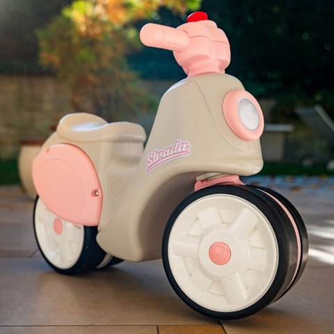 FALK FALK Jeździk Scooter Strada Retro Dla Dziewczynki Ciche Opony od 1 Roku