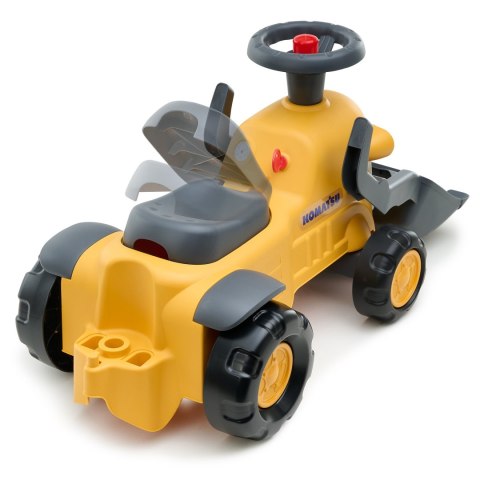 FALK FALK Jeździk Traktor Komatsu z Łyżką Koparką i Przyczepą od 1-3 Lat