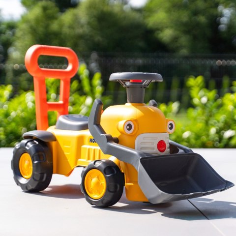 FALK FALK Jeździk Traktor Koparka Komatsu z Łyżką i Klaksonem 1-3 Lat