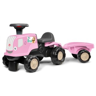 FALK FALK Jeździk Traktor z Przyczepą Birdy Farm Różowy 1-3 lat