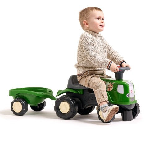 FALK FALK Jeździk Traktor z Przyczepą Birdy Farm Zielony 1-3 lat