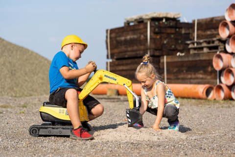 FALK FALK Koparka Komatsu Obrotowa Łopata + Kask