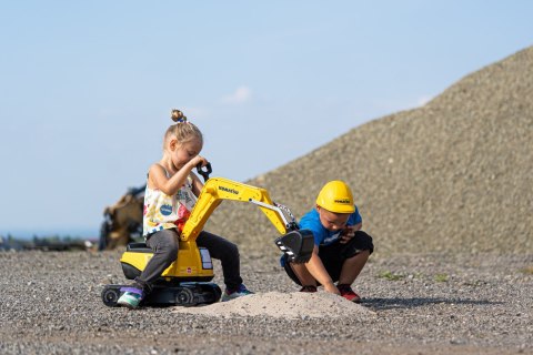 FALK FALK Koparka Komatsu Obrotowa Łopata + Kask