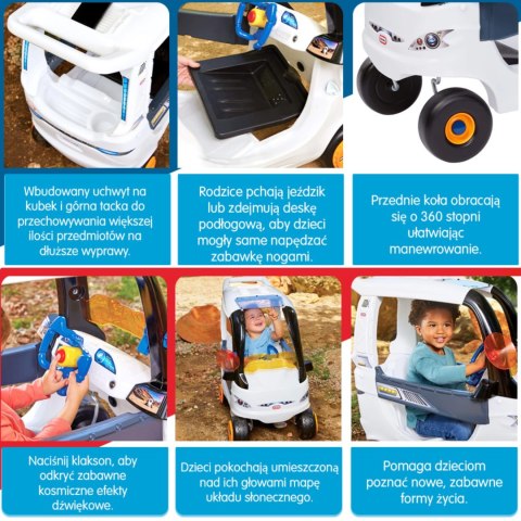 Little Tikes LITTLE TIKES Jeździk Cozy Coupe - Łazik Kosmiczny