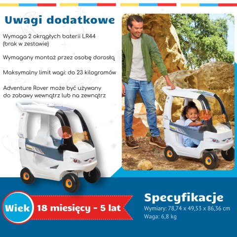 Little Tikes LITTLE TIKES Jeździk Cozy Coupe - Łazik Kosmiczny
