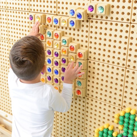 Masterkidz MASTERKIDZ Akrylowe Kolorowe Diamenciki Do Tablicy Naukowej STEM 72 Sztuki