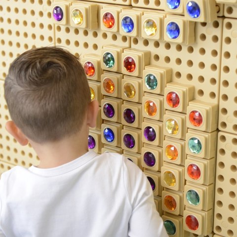 Masterkidz MASTERKIDZ Akrylowe Kolorowe Diamenciki Do Tablicy Naukowej STEM 72 Sztuki