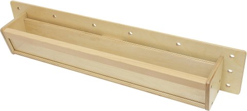 Masterkidz MASTERKIDZ Drewniany Pojemniczek Przezroczysta Ścianka 80 cm do Tablic Naukowo-Kreatywnych STEM