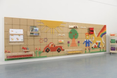 Masterkidz MASTERKIDZ Panel Ścienny Tablica Naukowa Kreatywna STEM + Panel Monatażowy 120x80cm