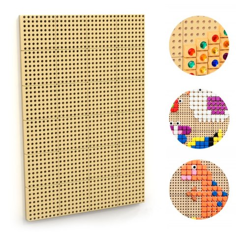 Masterkidz MASTERKIDZ Panel Ścienny Tablica Naukowa Kreatywna STEM + Panel Monatażowy 120x80cm
