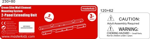Masterkidz MASTERKIDZ Ramka Flex Krawędź Dolna I Górna 2 Tablice