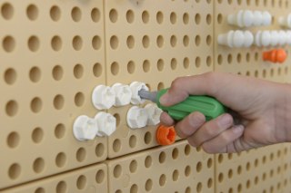Masterkidz MASTERKIDZ Ręczne Narzędzia 6 Elementów Śrubokręt Klucz - Tablica Naukowo-Edukacyjna STEM